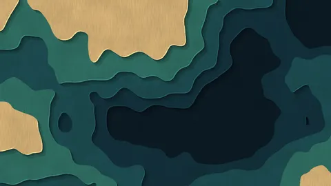 Paper Topography, abstract desktop wallpaper