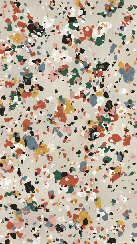 Terrazzo Chips, abstract phone wallpaper