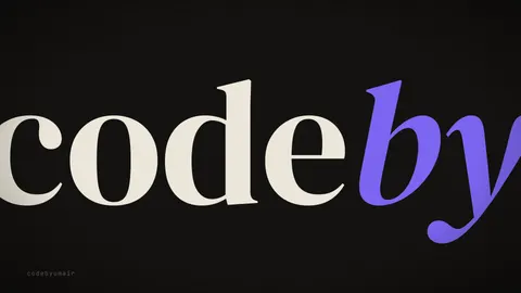 codebyumair Cropped Serif, logo desktop wallpaper