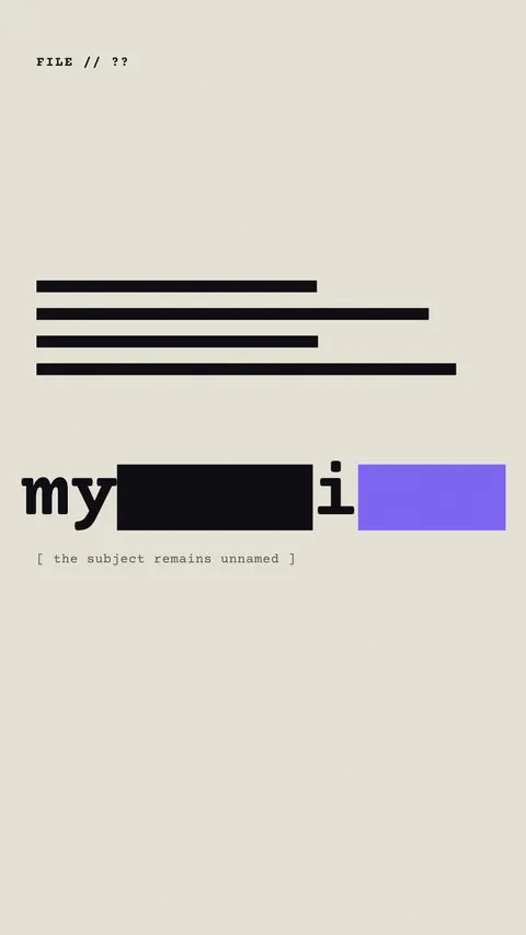 Mysterious Redacted, logo phone wallpaper