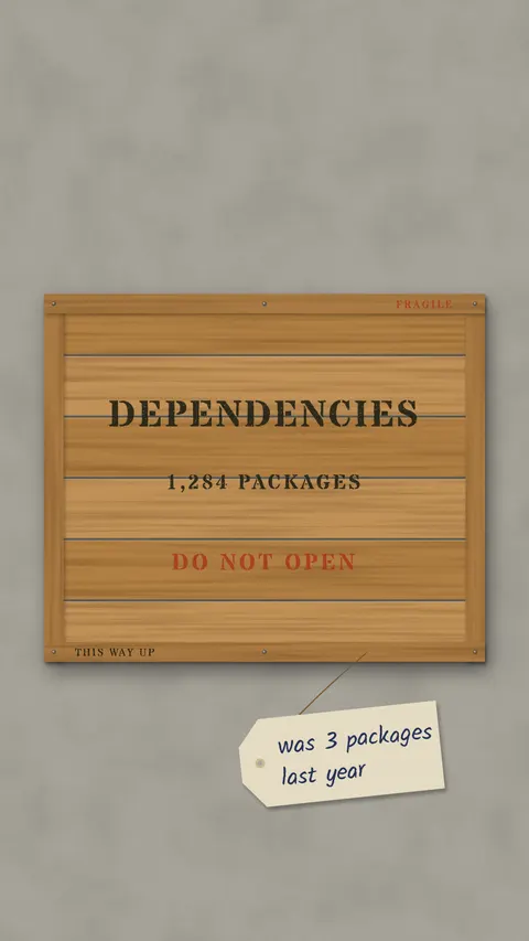 Dependency Crate, developer phone wallpaper