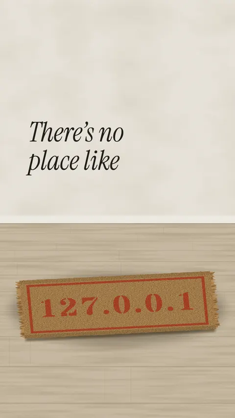 There’s No Place Like 127.0.0.1, developer phone wallpaper