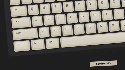 Worn Copy-Paste Keys, developer desktop wallpaper
