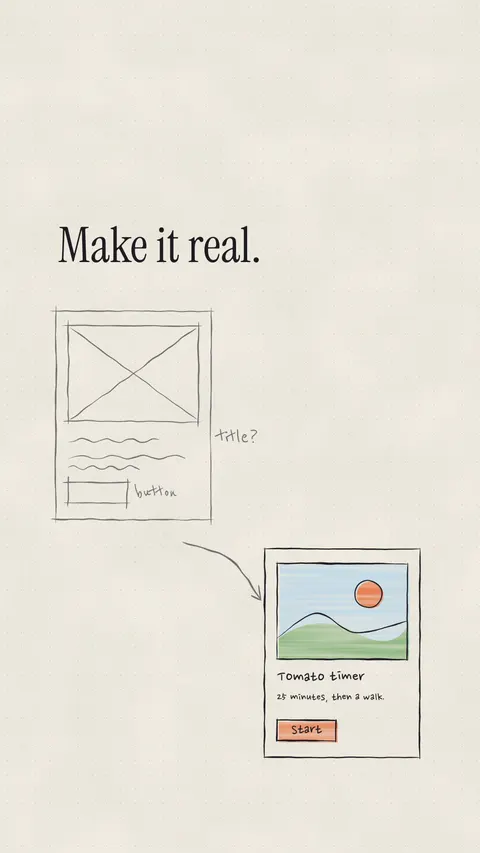 Make It Real, productivity phone wallpaper