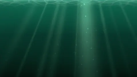 Emerald Depths, gradient desktop wallpaper