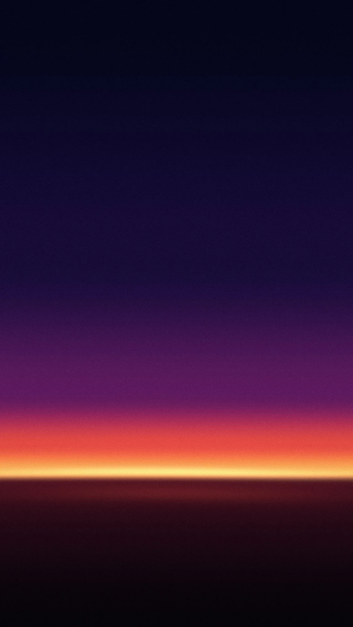 Last Light: Indigo night fades through magenta and ember red to a bright gold horizon line in the lower part of the screen.