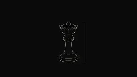 Chess Queen Outline, outline desktop wallpaper
