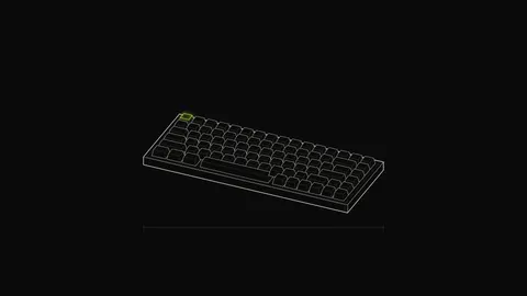 Mechanical Keyboard Outline, outline desktop wallpaper